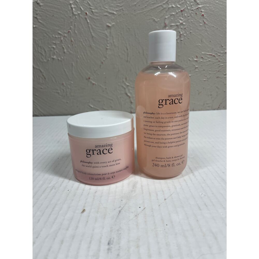 Philosophy Amazing Grace body soufflé and shampoo/body wash